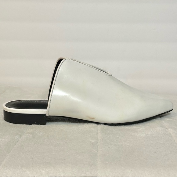 Jeffrey Campbell Womens Mules Cleos White Patent Leather Pointed Toe Size 6 - Picture 9 of 16